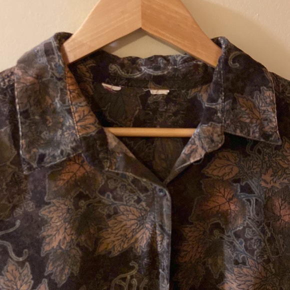 Corduroy long sleeved shorter shirt - Picture 2 of 4